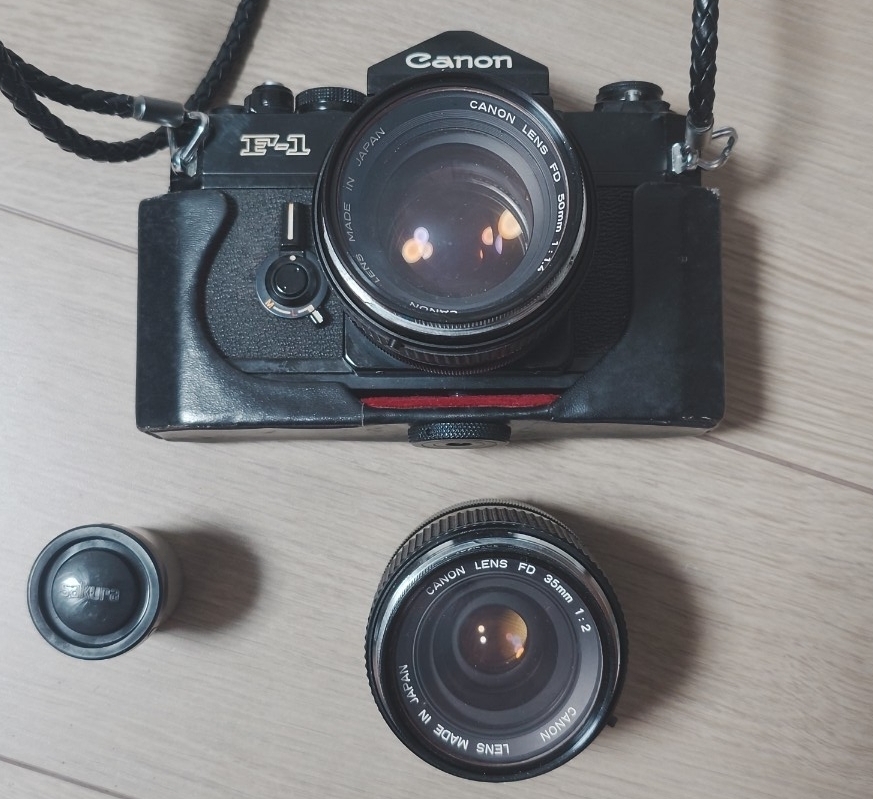 Canon F1 フィルムカメラ FD レンズ 2個 セット ジャンク 昭和レトロ 時代物拍卖