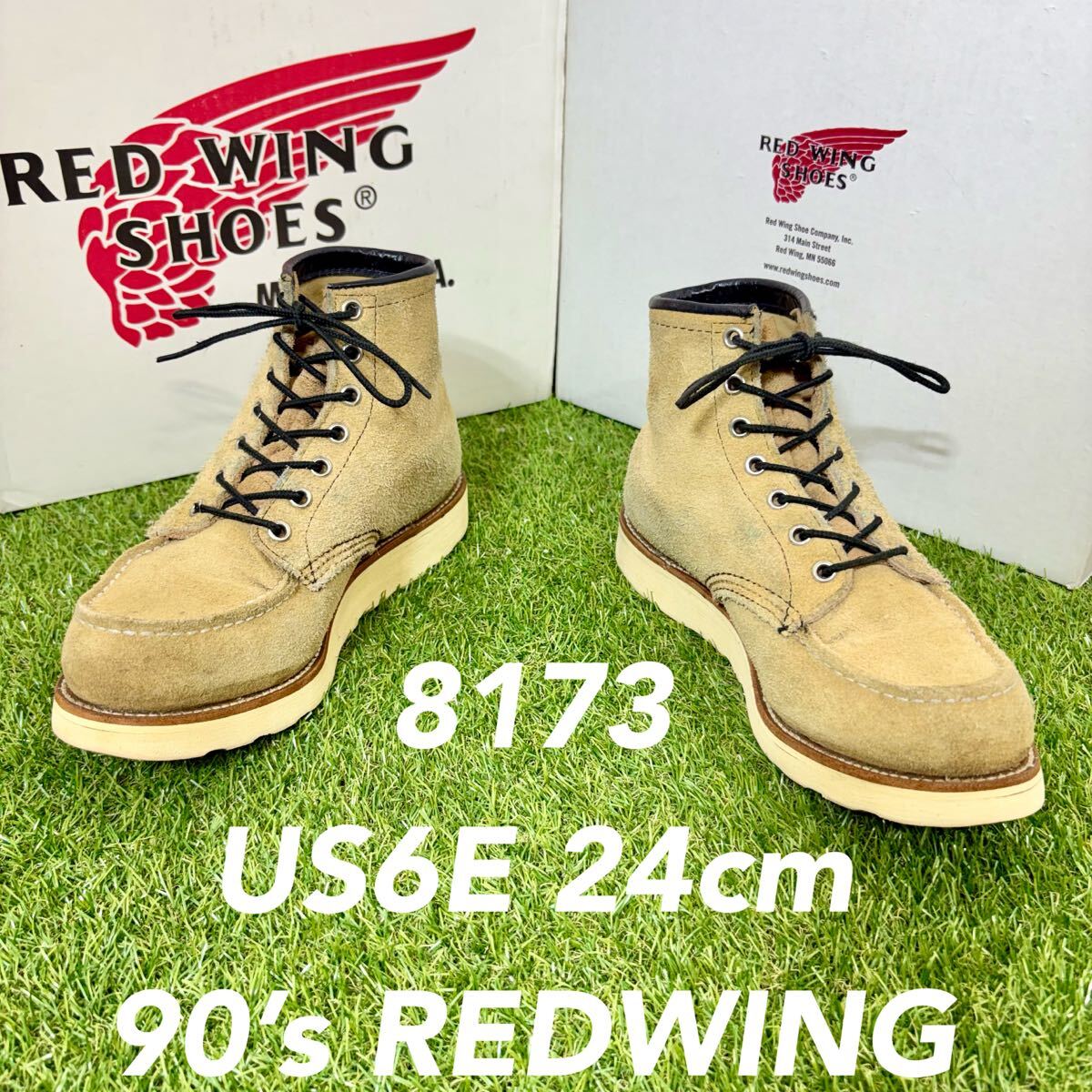 【安心品質0816】REDWING廃盤8173レッドウイング☆ブーツ送料無料R8 アイリッシュセッター 匿名配送拍卖