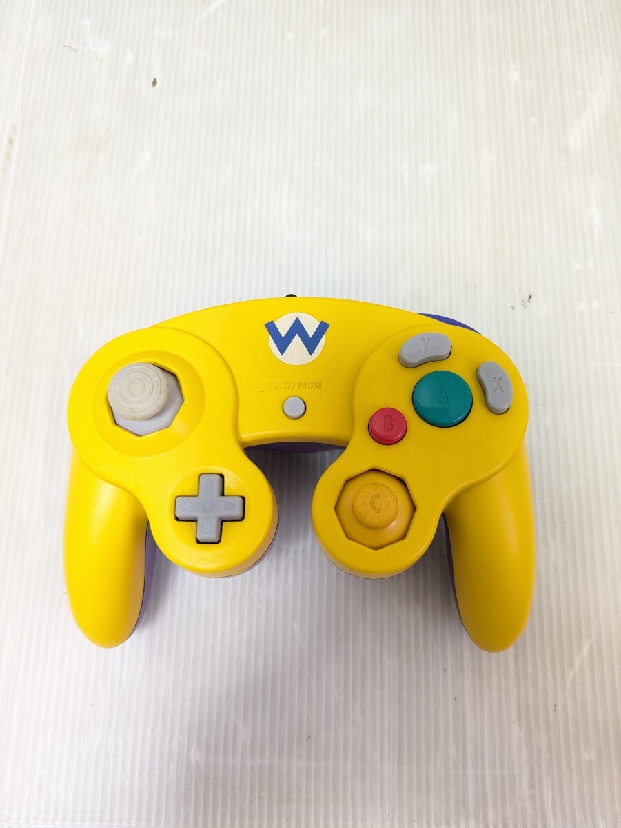 Nintendo ゲームキューブ コントローラー DOL-003 ワリオカラー 線切れ ジャンク品拍卖