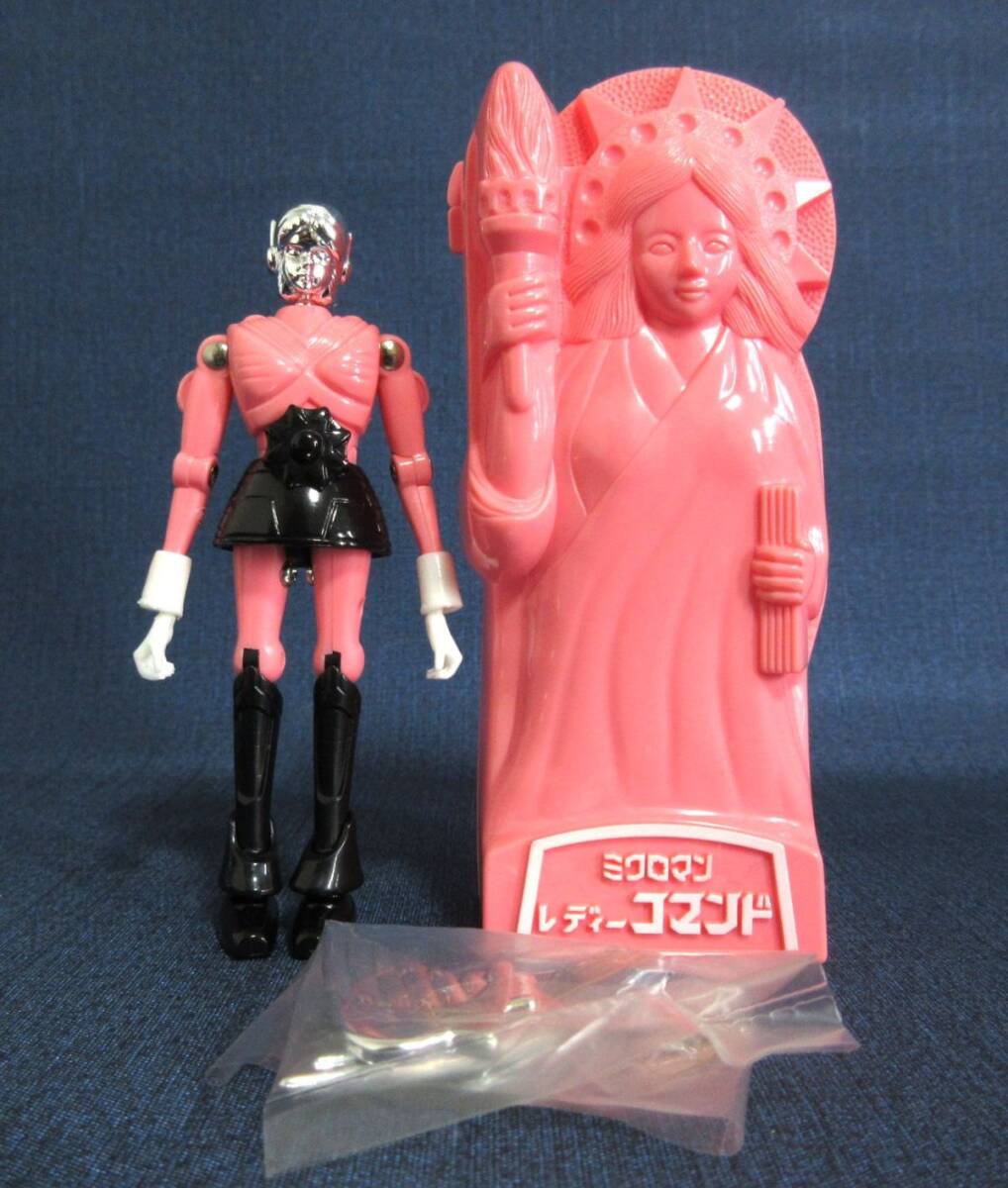 C3735Y 現状渡し 復刻版 TAKARA 小さな巨人 ミクロマン レディーコマンドシリーズ レディーコマンド M-184 アイ フィギュア タカラ 研究所拍卖
