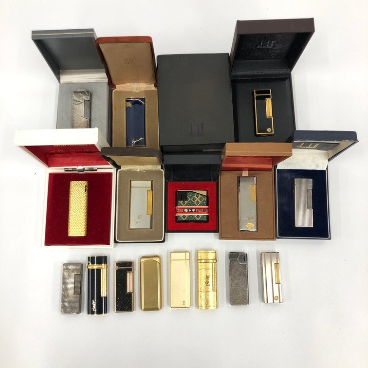 Cartier/dunhill/GIVENCHY/Yves Saint Laurent/他 ライター 喫煙具 おまとめ【EFAD0075】拍卖