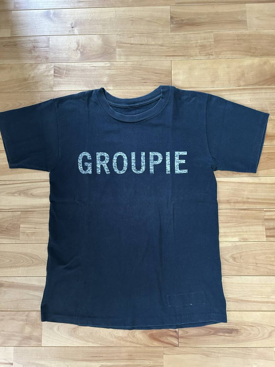 アンダーカバー UNDERCOVER 初期レア レリーフ期(1999SS) GROUPIE 半袖Tシャツ サイズFREE 黒BLACK MADE IN JAPAN拍卖