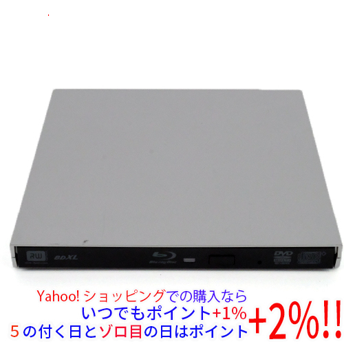爆買【中古】【ゆうパケット対応】Logitec ロジテック ポータブルBlu-rayドライブ LBD-PVB6UCMSV拍卖