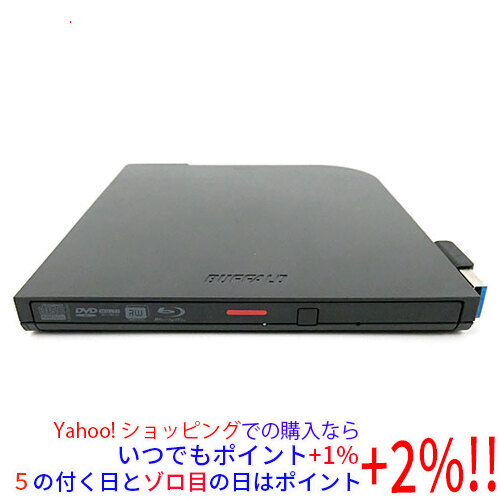 爆買【中古】BUFFALO バッファロー 外付けブルーレイドライブ BRXL-PT6U3-BKD拍卖
