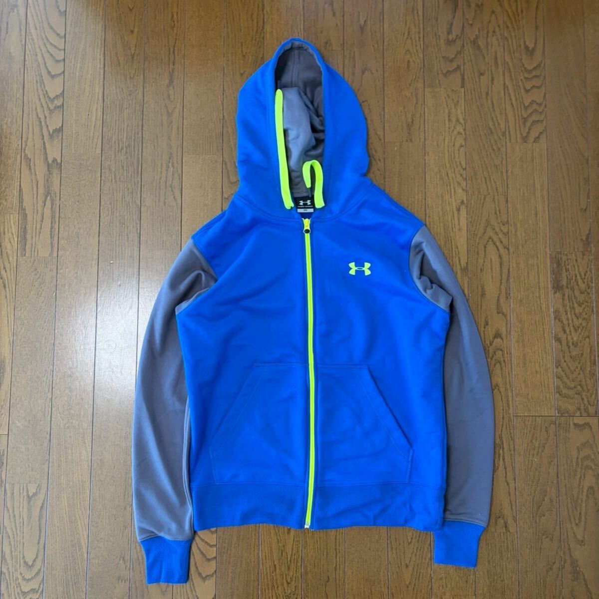 UNDER ARMOUR フルジップフーディー ブルー SMサイズ スポーツ アンダーアーマー拍卖