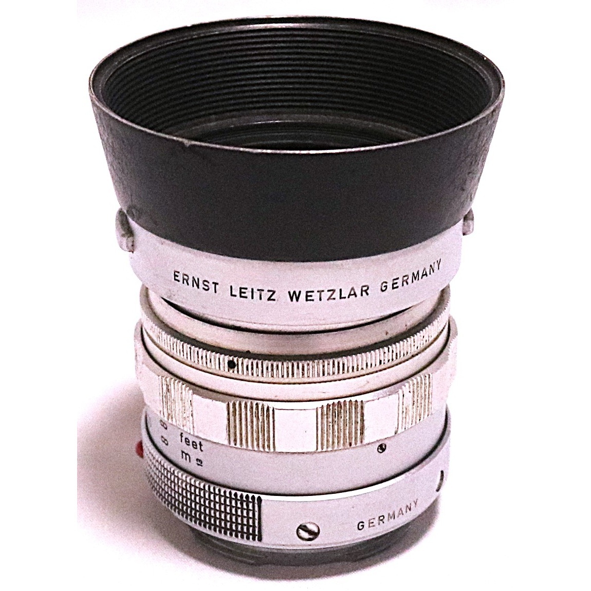 【16】カメラのレンズ ライカ用 ズミルックス SUMMILUX 1:1.4 / 50 LEITZ WETZLAR レンズフード付き Leica用拍卖