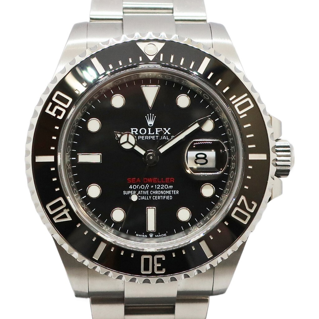 【天白】ROLEX ロレックス シードゥエラー 126600 ランダム ブラック SS 自動巻き メンズ 保証書付き 2020年 腕時計 男拍卖