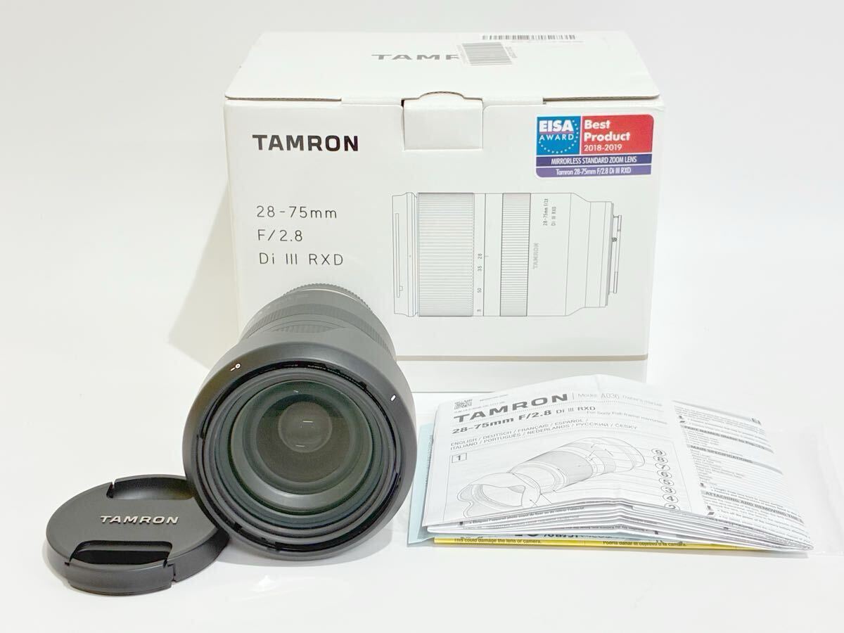 TAMRON タムロン レンズ 28-75mm F/2.8 Di III RXD FOR SONY MIRRORLESS拍卖