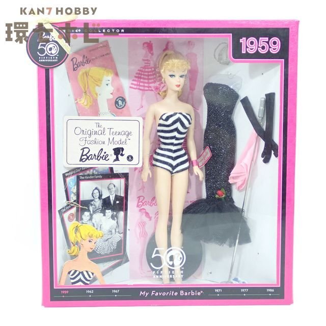 0RS36◆マテル マイ・フェイバリット・バービー 1959 復刻版/着せ替え人形 ビンテージ vintage Barbie 送:80拍卖