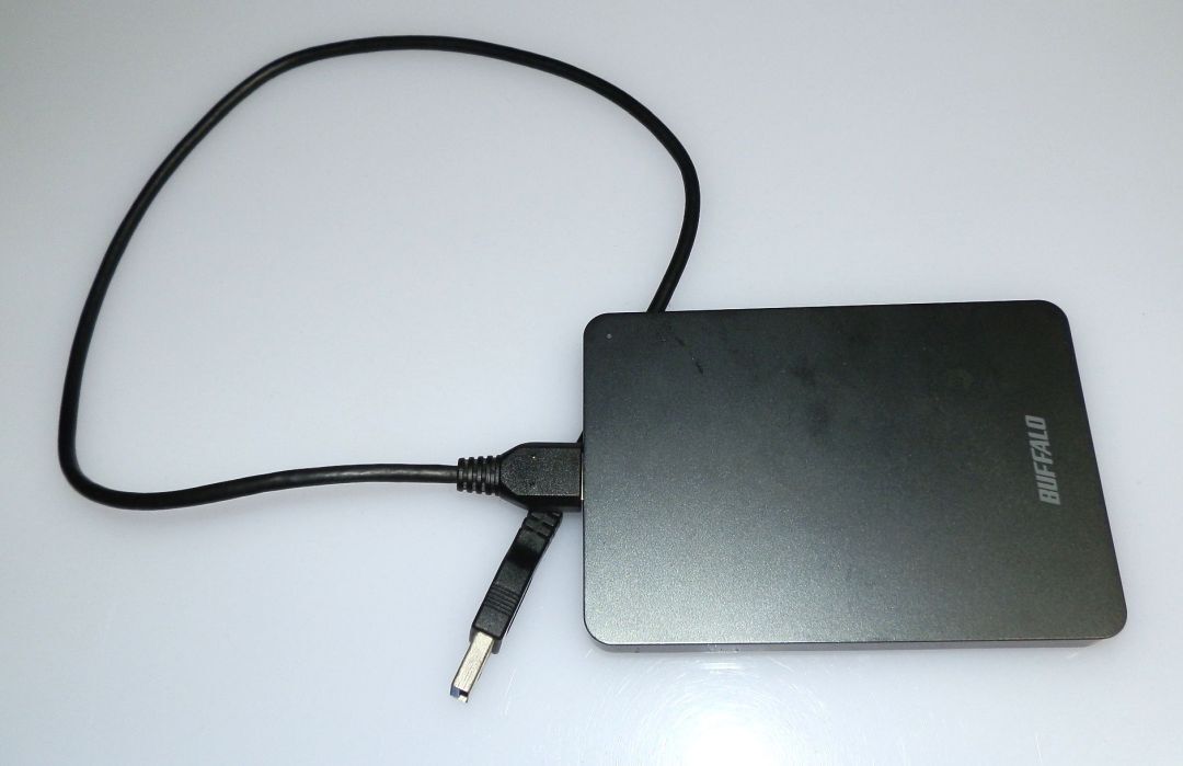 Buffalo ポータブルHDD Mini Station HD-PNF500U3-B 500GB ★中古拍卖