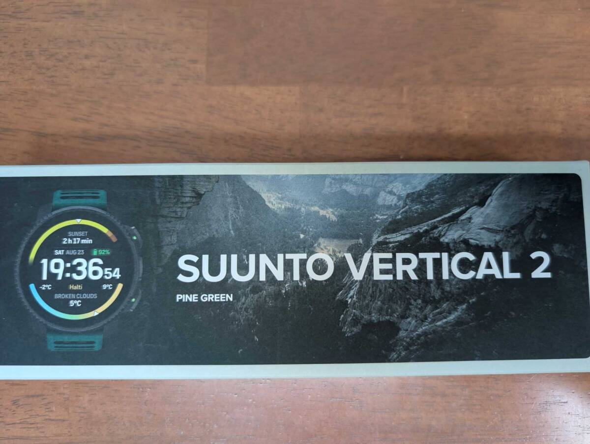 【Suunto Vertical 2】スント バーチカル 2 Pine Green 正規品 未使用(非正規黒ベルト付き)送料込拍卖