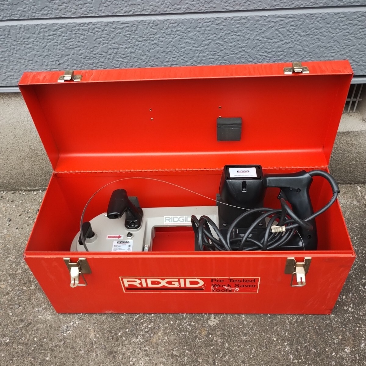 LA766 RIDGID 932VS ポータブル バンドソー リジッド 120mm クラス 替刃拍卖