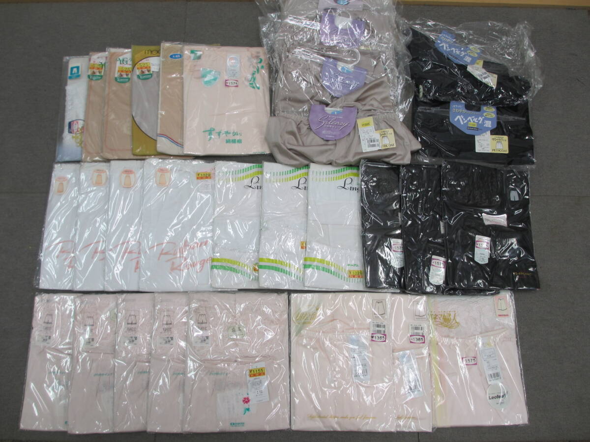 K771【6-21】★ 衣料品店在庫品 キュロット ペチコート M・L・LLサイズ 30点まとめて 綿100% 他 未使用長期保管品 / 下着 肌着 / 5-26拍卖