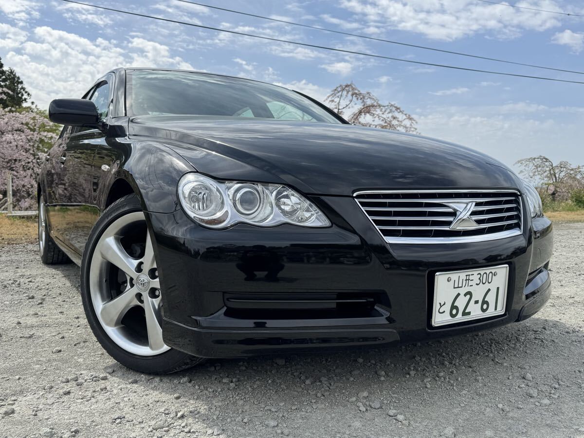 売切!トヨタ マークX 300G プレミアム Sパッケージ 車検付(R8年10月まで) 低実走行7800KM 超美車 ETC付 電動シート シートヒーター拍卖