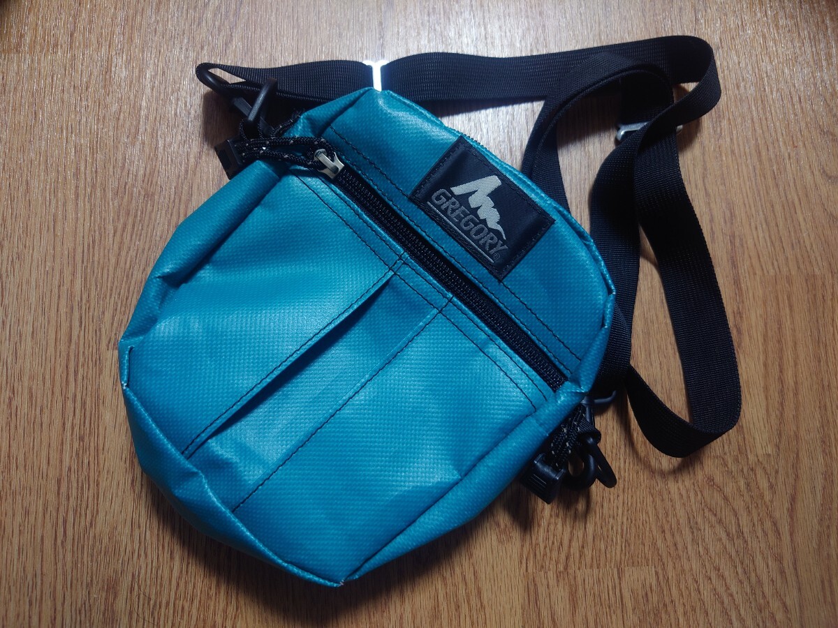 ☆ GREGORY グレゴリー 旧タグ クイックポケット M ターコイズ 美品 ☆拍卖