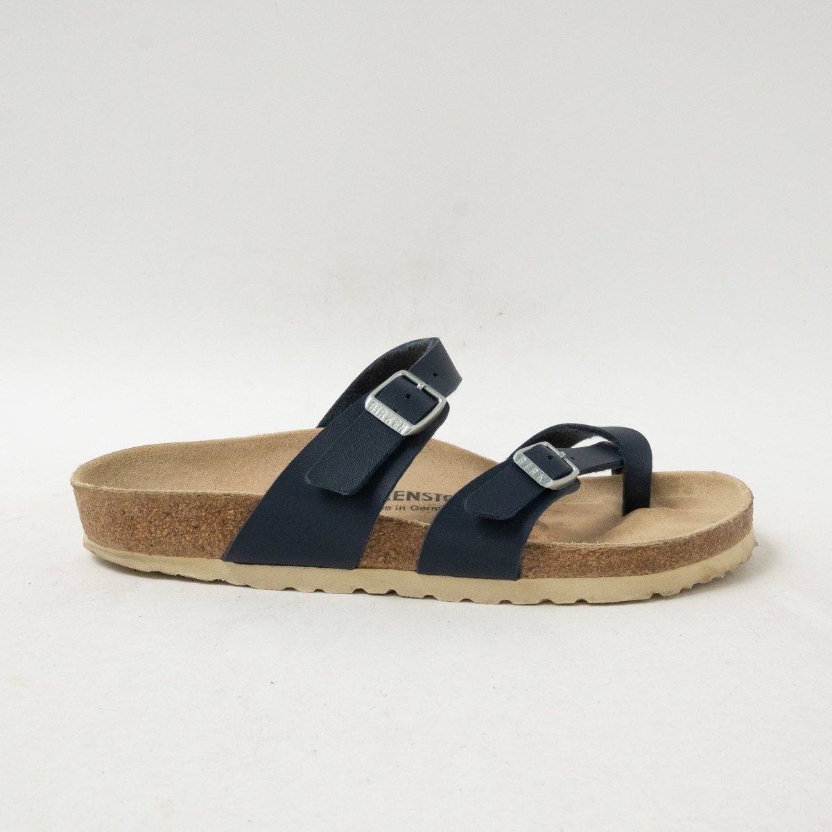【1円スタート】 BIRKENSTOCK ビルケンシュトック 1019658142 幅広 サイズ27 24cm Mayari マヤリ ブルーオイル LTR サンダル レディース拍卖