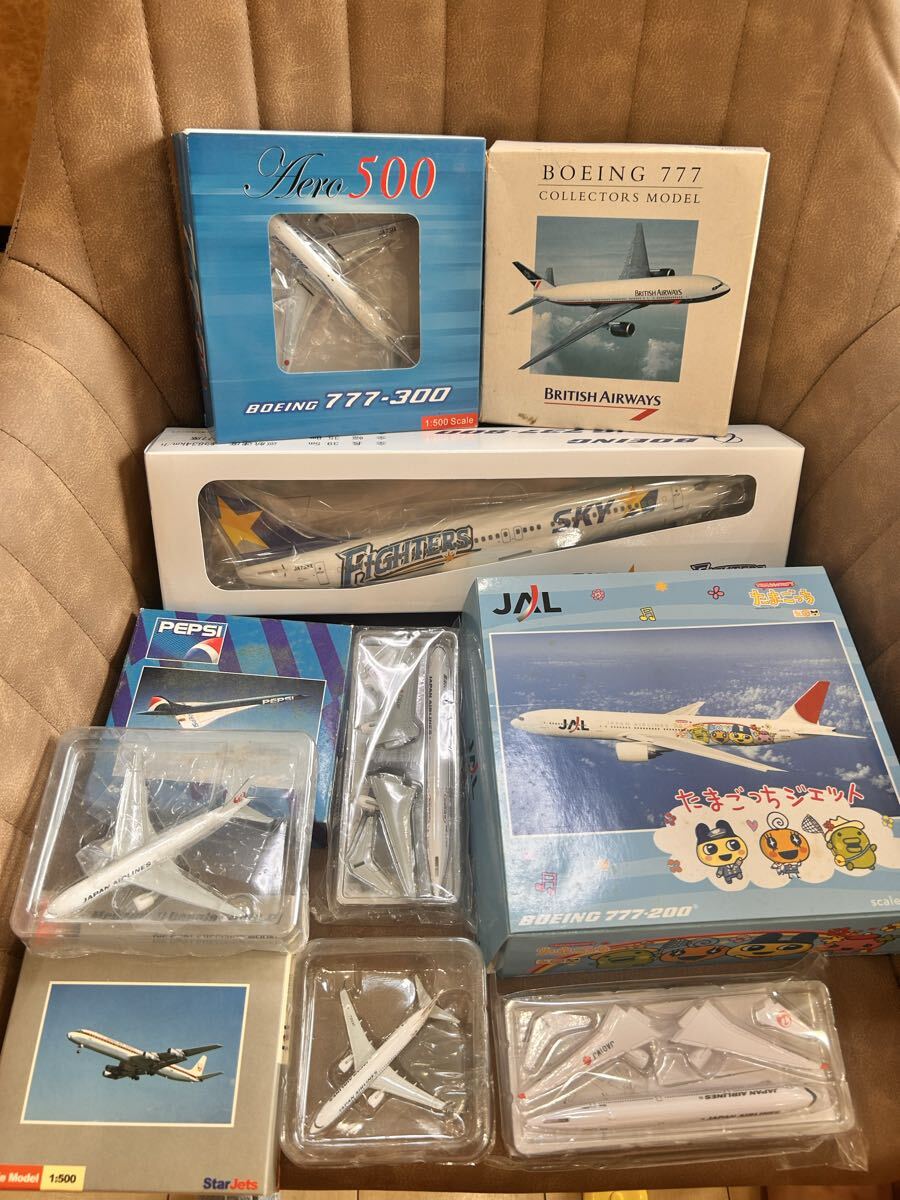 1スタ 航空機模型 まとめて10点 JAL ANA Boeing777 Aero500 SkyMark !拍卖