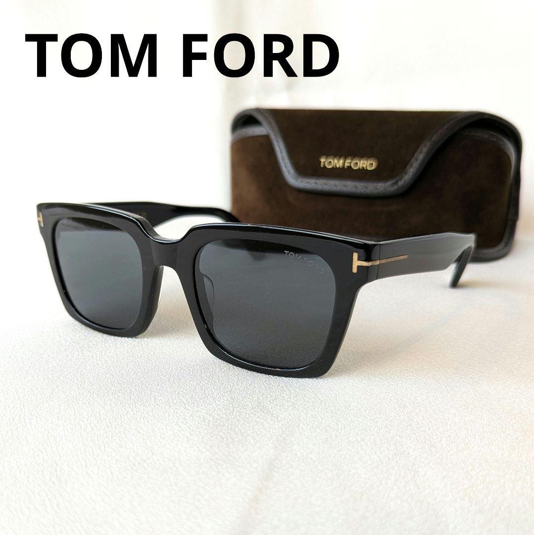 1円 【人気】TOM FORD トムフォード サングラス スクエア シェイプ ブラック 黒 ケース付き アイウェア TF1162 K ECO 01A拍卖