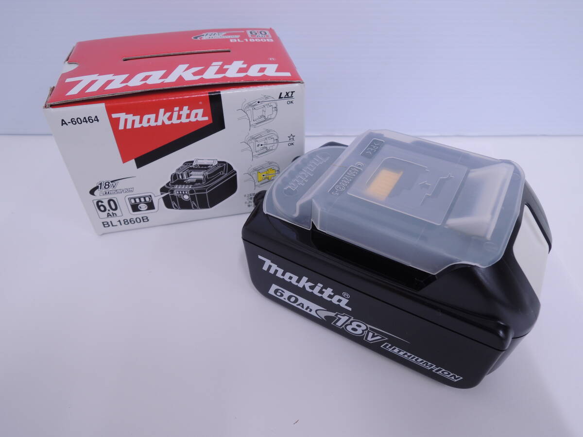 18517 工具祭 マキタ バッテリー BL1860B 18Vリチウムイオン 6.0AH 電動工具 DIY バッテリ makita 未使用 自宅保管品拍卖