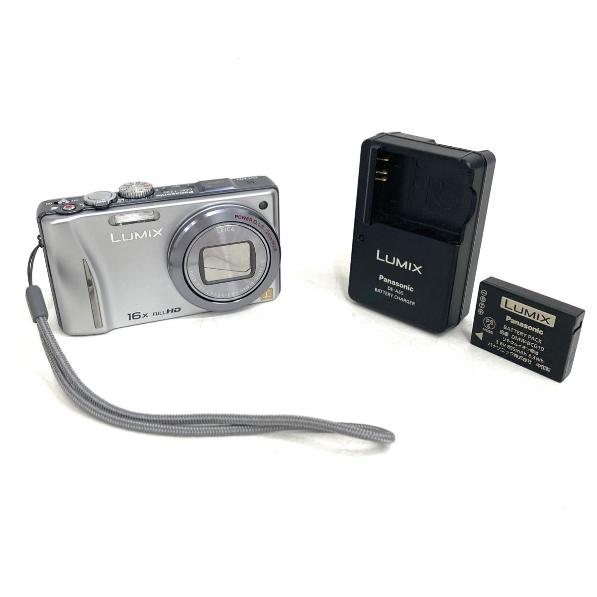 SH★ 1円スタート 中古品 美品 Panasonic パナソニック LUMIX ルミックス DMC-TZ20 シルバー デジカメ コンデジ デジタルカメラ 動作確認済拍卖