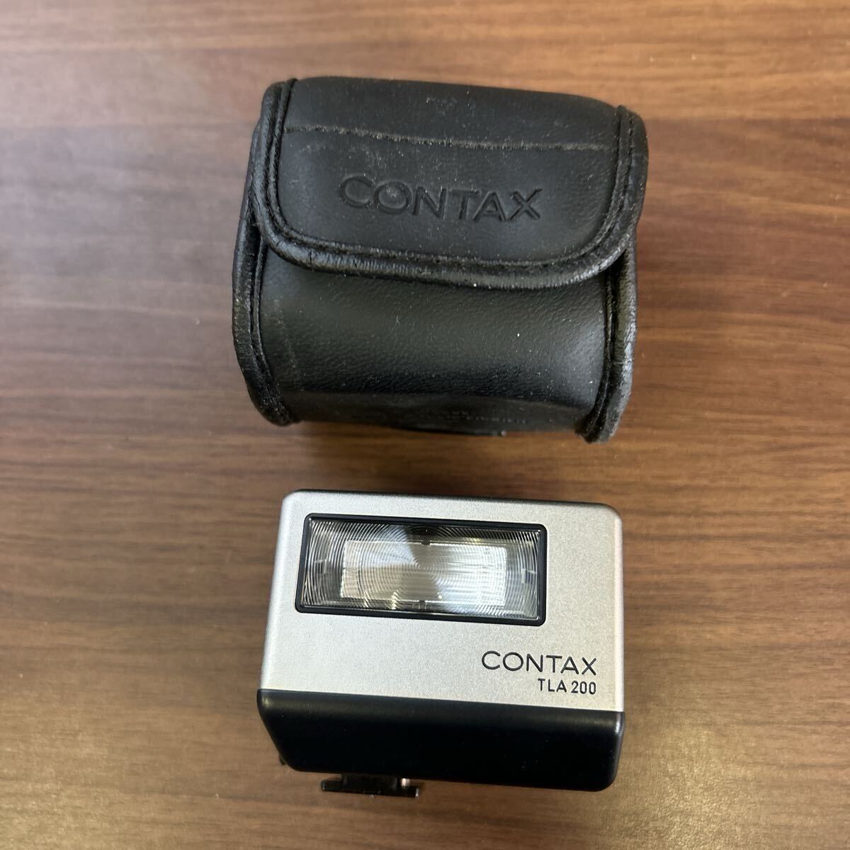 CONTAX コンタックス TLA 200 ストロボ ケース付 カメラ用品拍卖