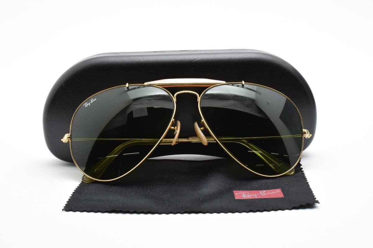 ケース付き レイバン サングラス アビエーター USA B&L Ray-Ban拍卖