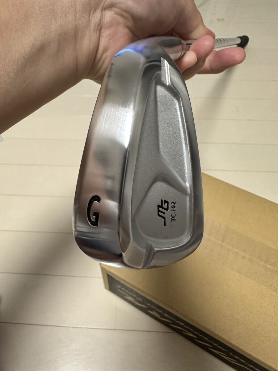中古品 三浦技研TC102 GW 1本 ロフト48度 カスタムあり シャフトモーダス110Sをやわらかい方に一番手、番手ずらし 長さ35.5インチ拍卖