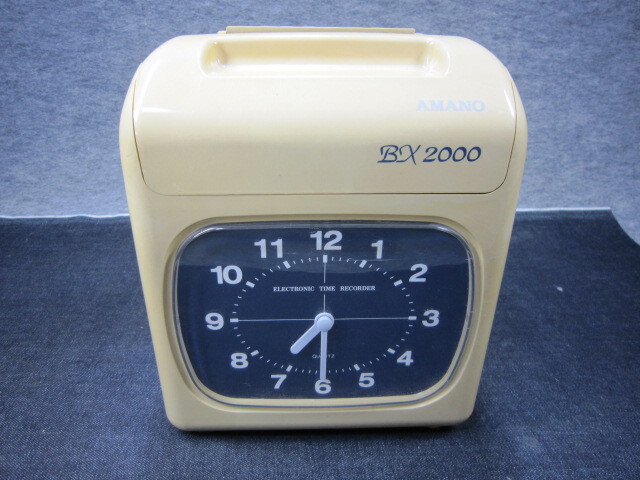 ◆ジャンク AMANO タイムカードレコーダー BX2000/アマノ 勤怠管理 *要修理or部品取り 現状◆拍卖
