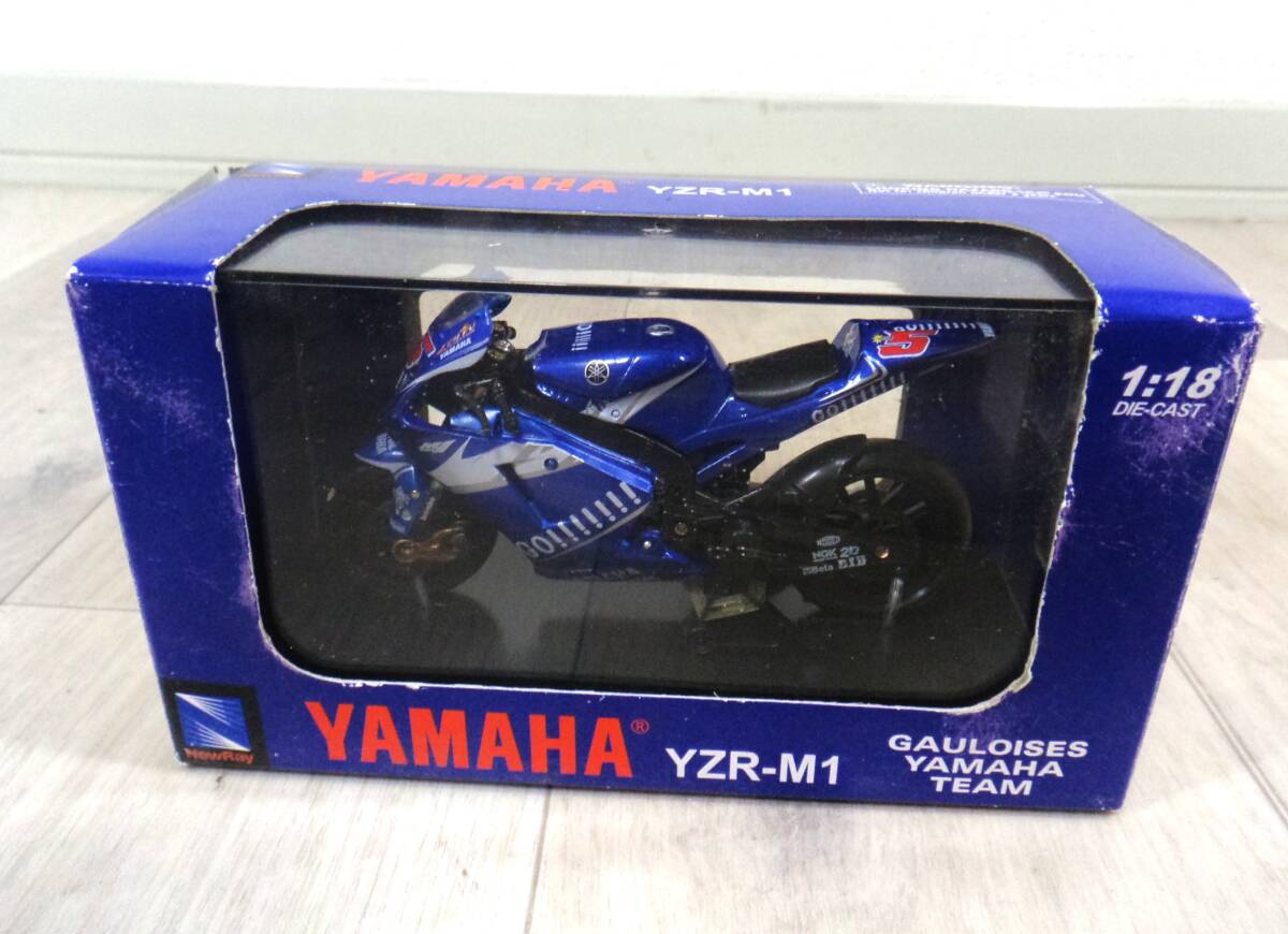 SYB YZR-M1 YAMAHA ヤマハ 1/18 オートバイ バイク ミニカー 箱付き 現状品 拍卖