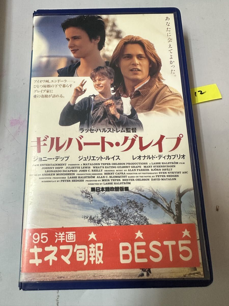 中古送料込み 希少 VHS★ギルバート・グレイプ 日本語吹替版★ジョニー・デップ レオナルド・ディカプリオ ビデオ 当時物 名作 拍卖
