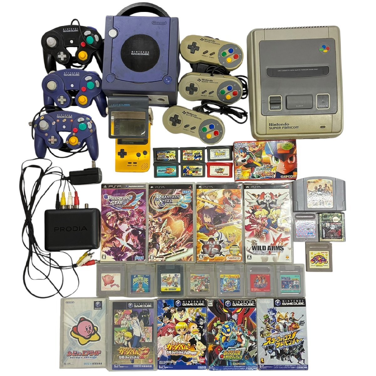 1円スタート ゲーム ソフト まとめ37点セット Nintendo 任天堂 ゲームキューブ スーパーファミコン 本体 金色のガッシュベル 動作未確認拍卖