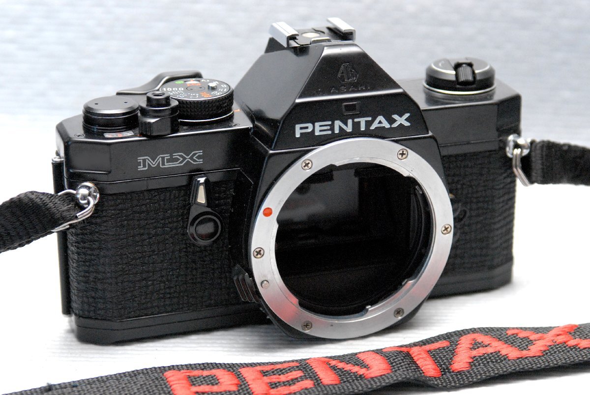 (綺麗)PENTAX ペンタックス 人気の高級一眼レフカメラ MX(黒)ボディ 希少な作動品(腐食無し)拍卖