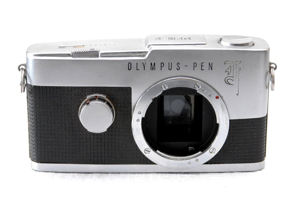 OLYMPUS オリンパス 人気のハーフサイズ 高級一眼レフカメラ PEN-Fボディ 希少な作動品拍卖