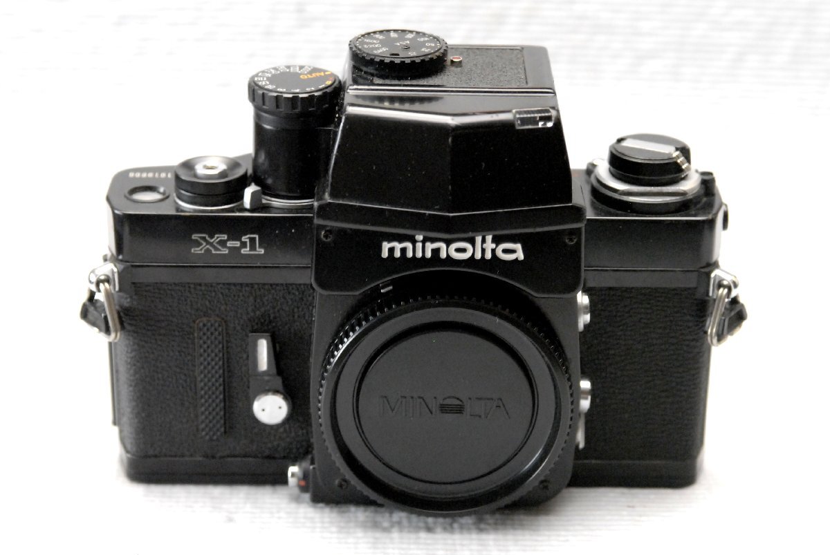 MINOLTA ミノルタ 最高峰 昔の高級一眼レフカメラ X-1ボディ 超希少品 (腐食無し)拍卖