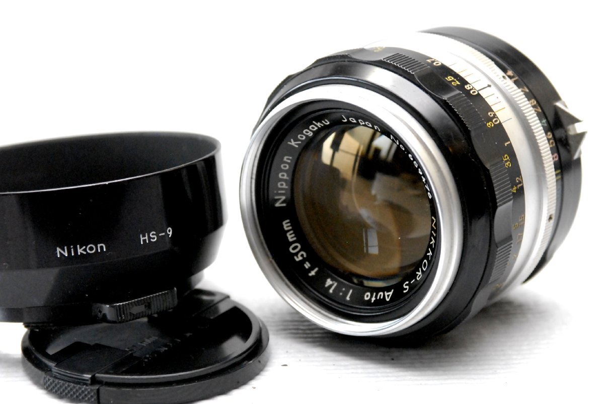 Nikon ニコン 純正 NIKKOR-S 50mm MF 高級単焦点レンズ 1:1.4 希少な作動品拍卖