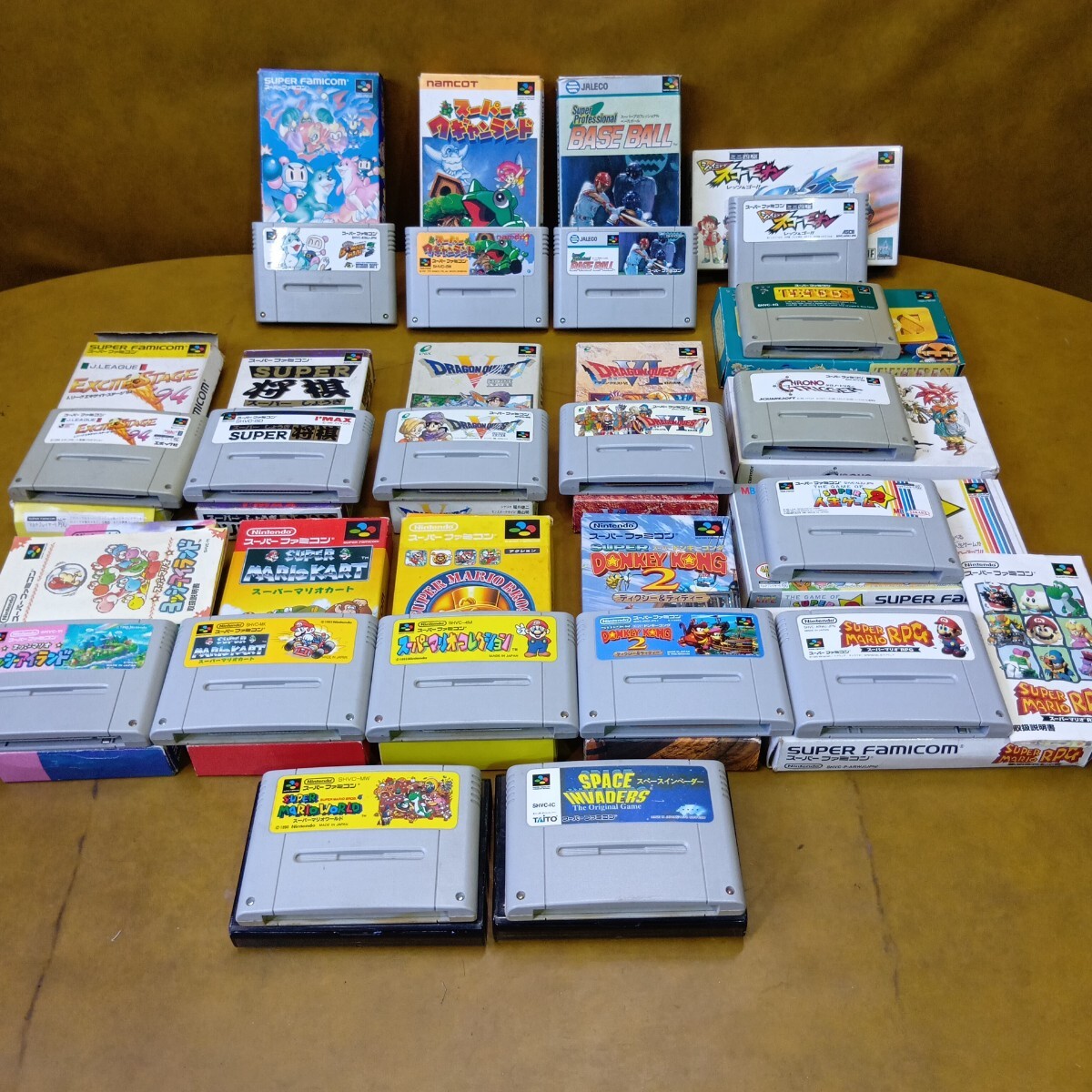スーパーファミコン ソフト ファミコン マリオ ドラゴンクエスト ボンバーマン ドンキーコング 任天堂 昭和レトロ コレクション ゲーム拍卖