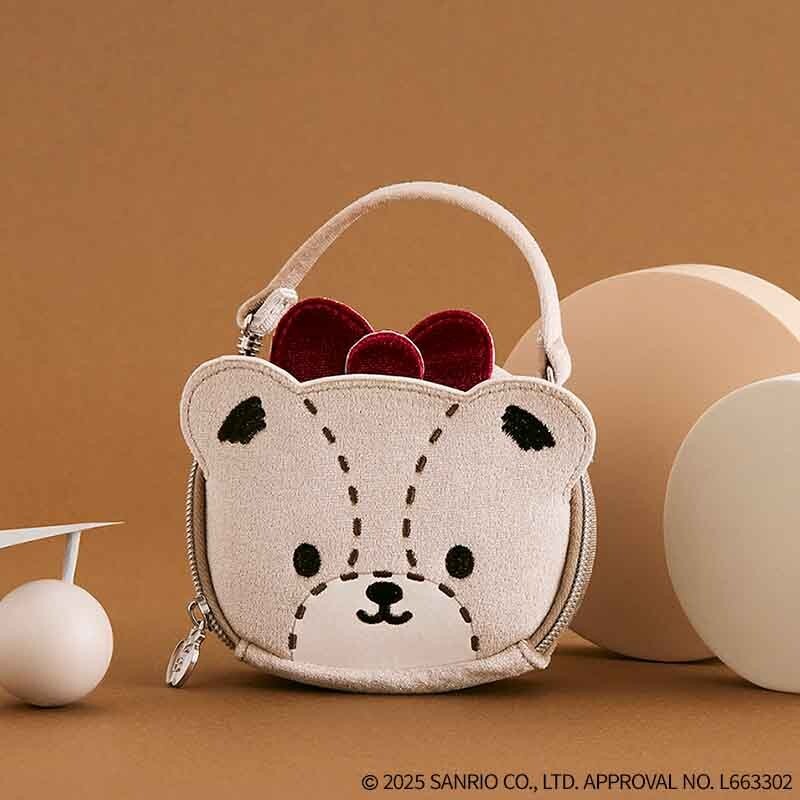 2 100 VELOUR TINY CHUM ver.キティ×ブリルミー ミニコスメポーチ 送料390円拍卖
