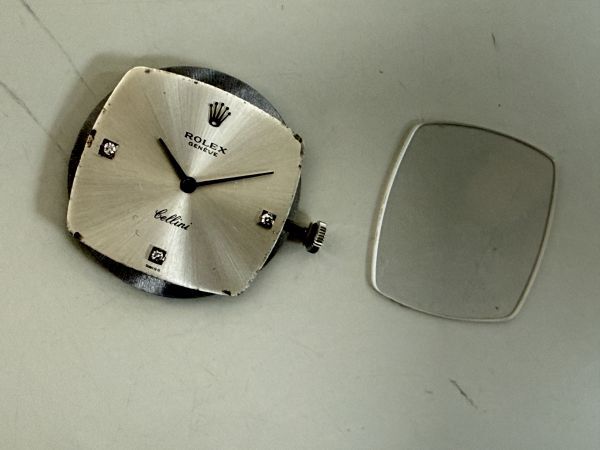 ロレックス チェリーニ 3Pダイヤ文字盤、ムーブメントCal1600手巻拍卖