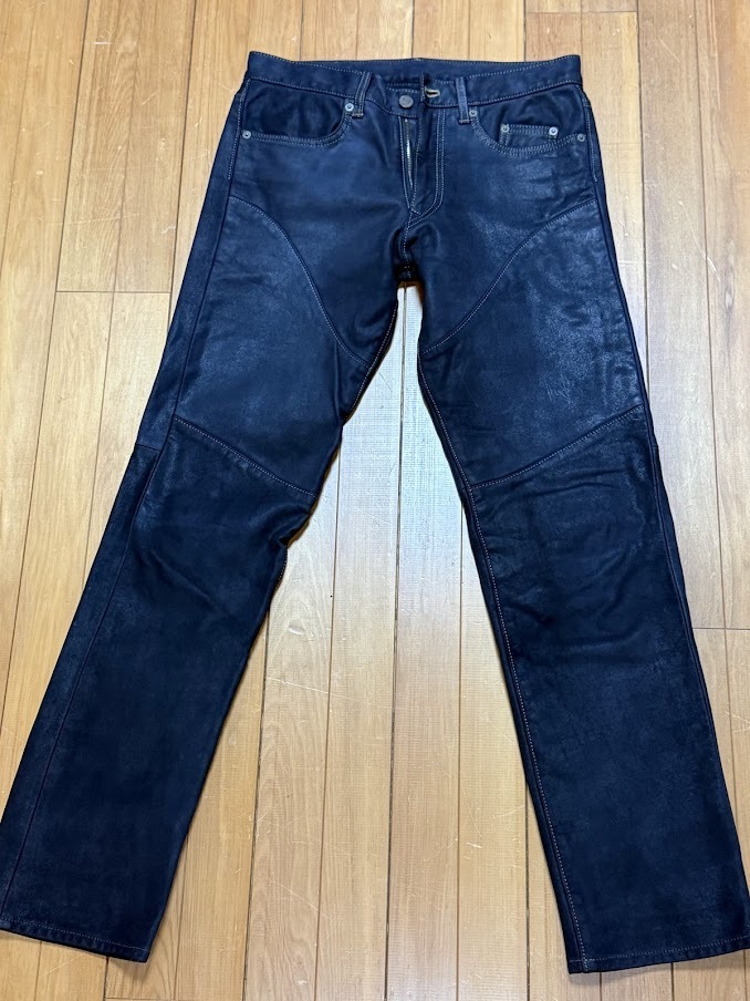 KUSHITANI レザージーンズ EXPLORER JEANS ユーズド拍卖