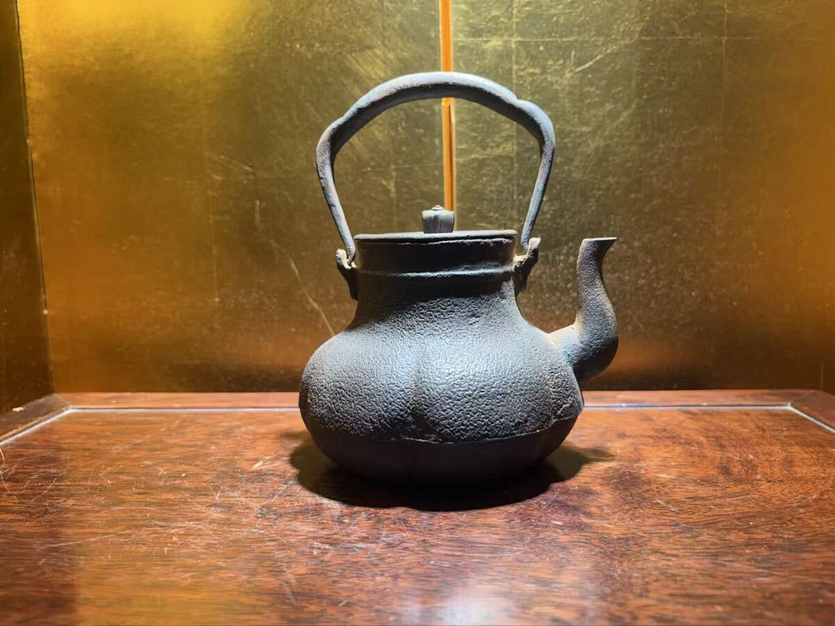 龍文堂 鉄瓶 在縦銘 茶道具 湯沸 茶器拍卖