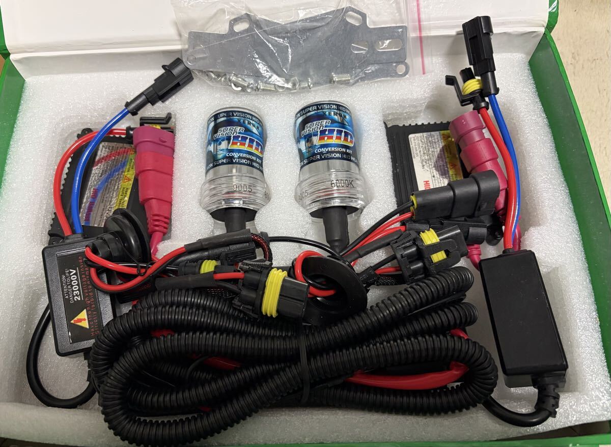 HIDキット 35w 6000K HB3 オマケH8 H9 H11 バルブ イエロー拍卖