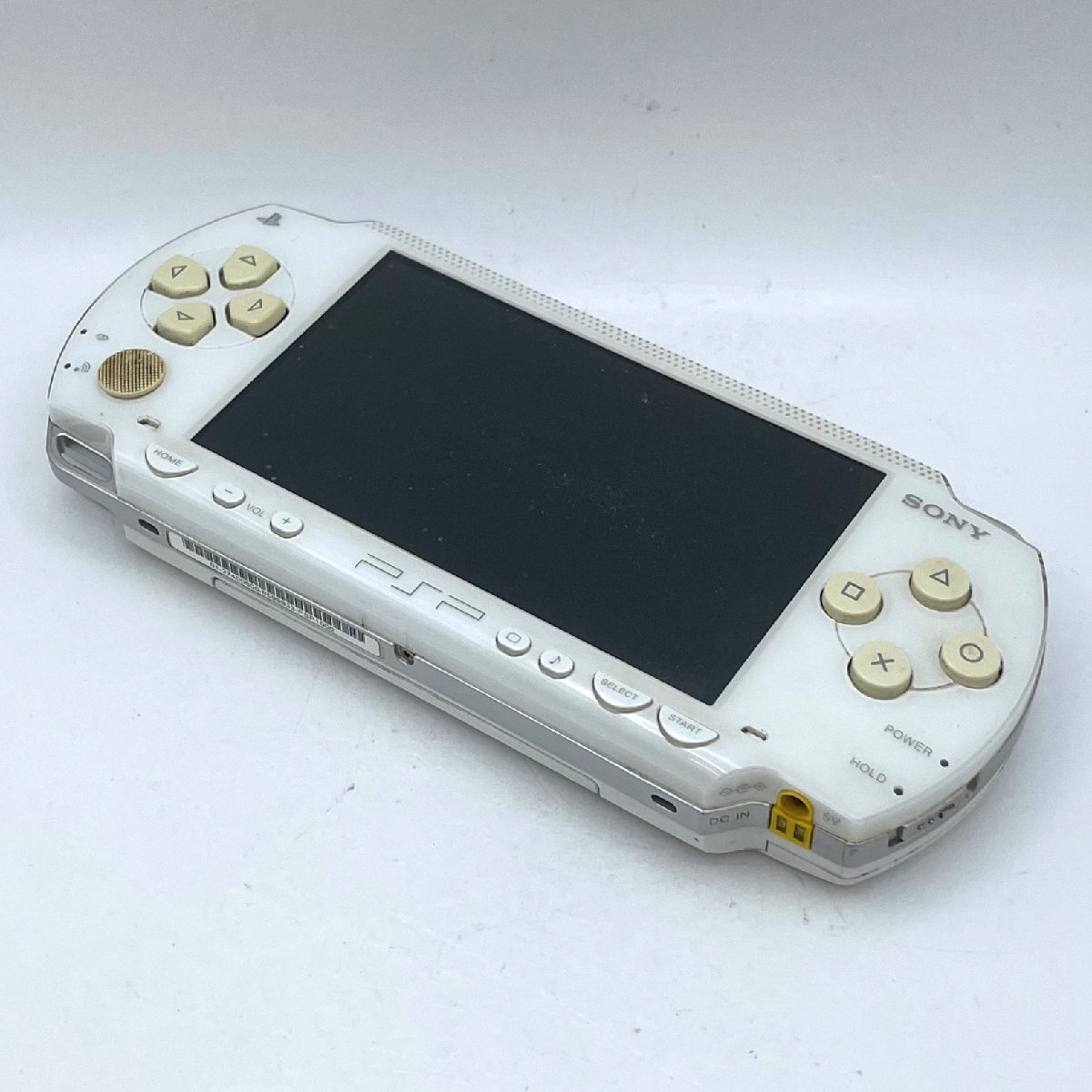 SONY/ソニー/PlayStation Portable/プレイステーション ポータブル/PSP-1000/セラミックホワイト/本体/動作確認済/ジャンク/R025拍卖