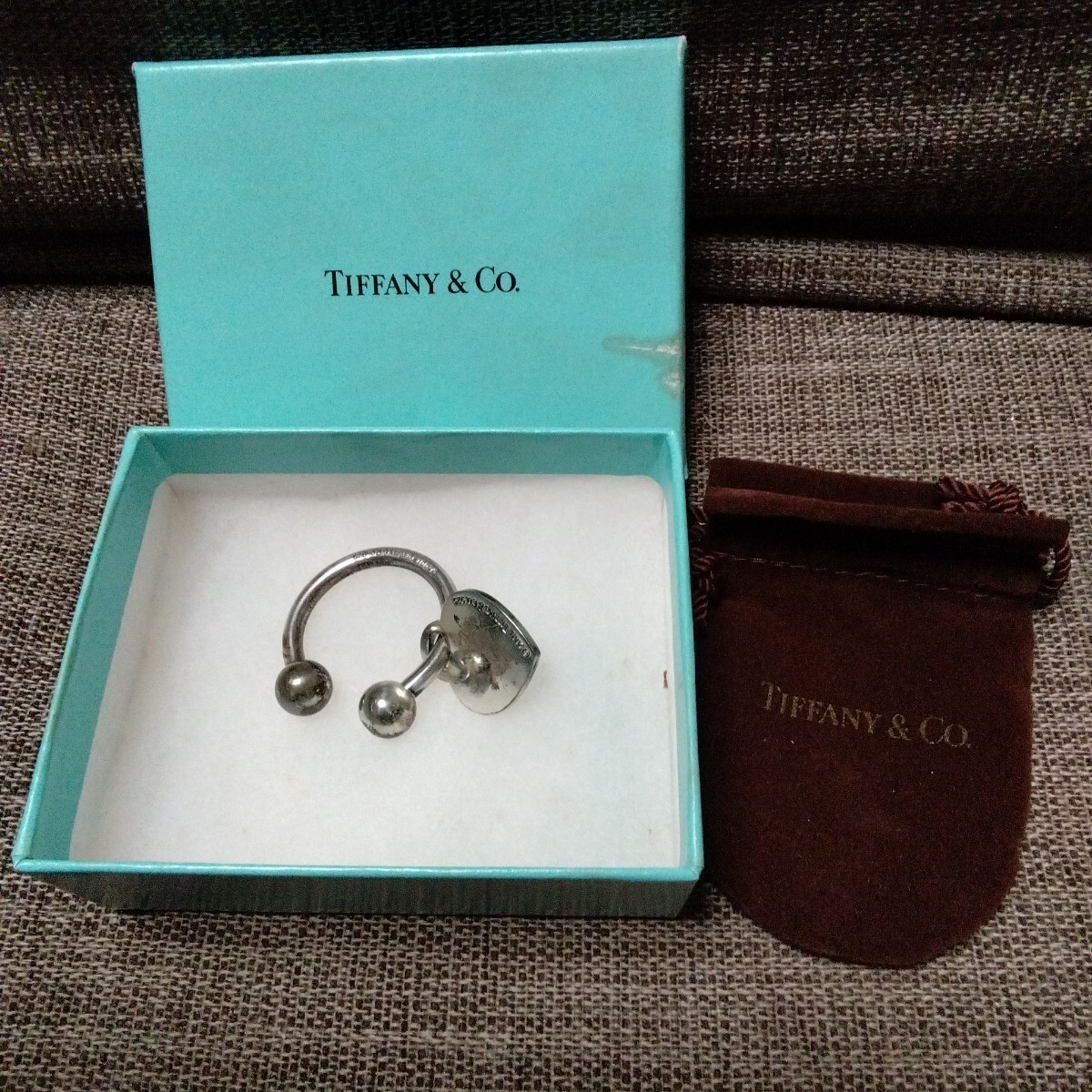 Tiffany&Co. ティファニー ハート タグ キーリング SV925拍卖