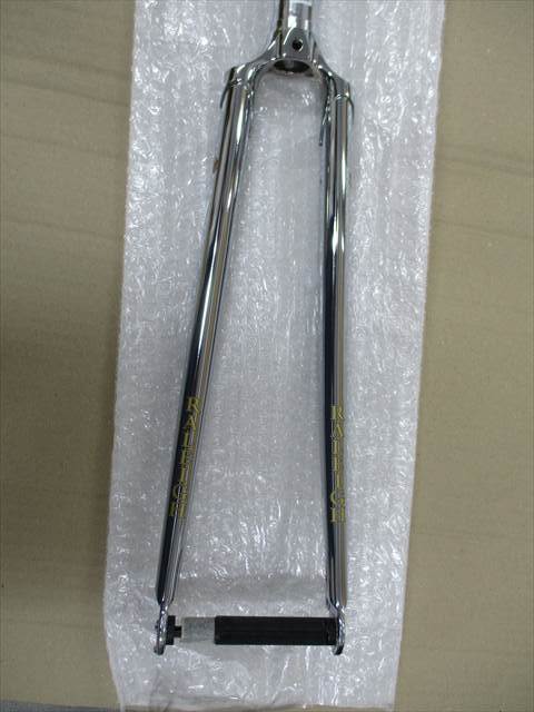 新品純正品★RALEIGH RFC フロントフォーク STEEL GRAY メッキ ⑤拍卖