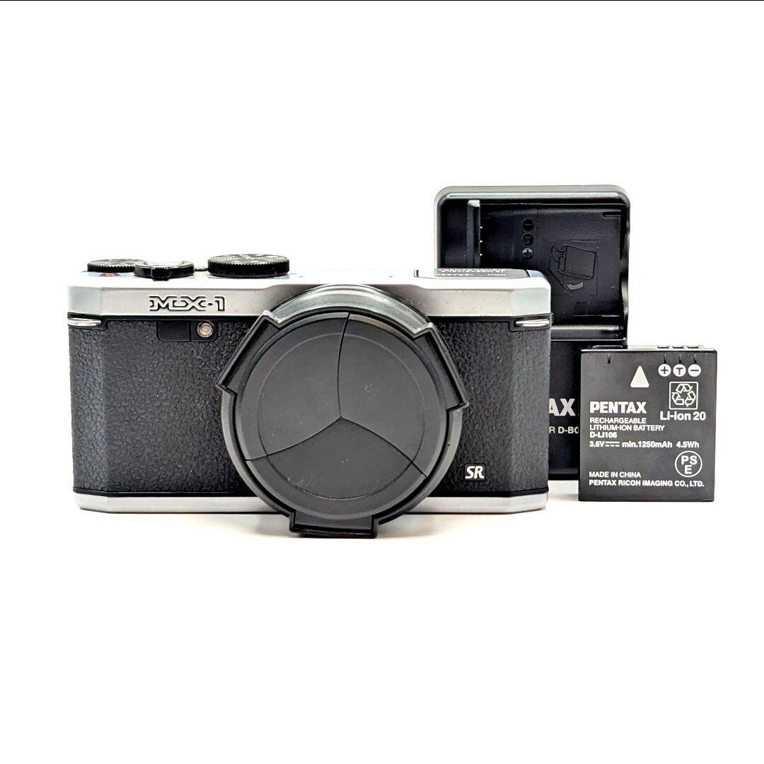 PENTAX MX-1 クラシックシルバー ペンタックス コンパクトデジタルカメラ 動作品拍卖