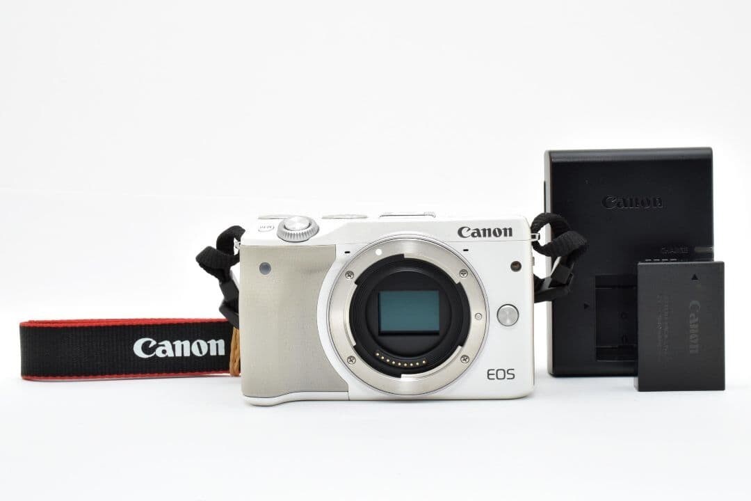 Canon EOS M3 ボディ ホワイト キヤノン キャノン ミラーレス一眼レフ 動作品拍卖