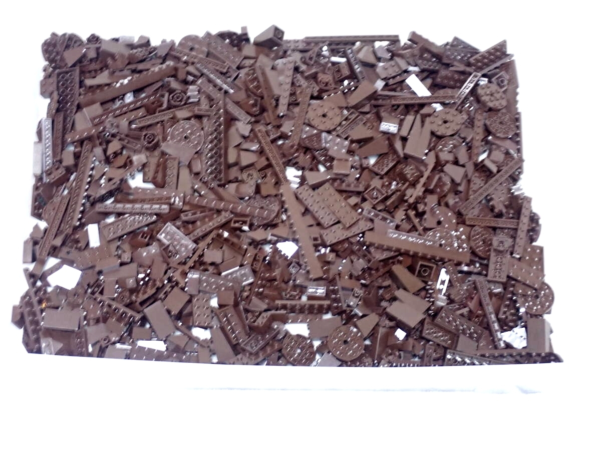 LEGO★正規品 こげ茶 1キロ ブロック プレート スロープ パーツ 1000グラム ㎏ 同梱可能 レゴ ダークブラウン 船 ニンジャゴー フォレスト拍卖