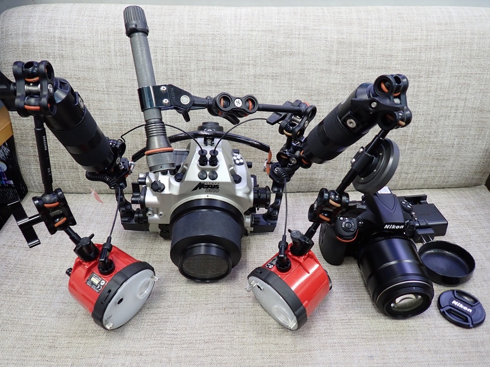 水中ハウジング アンティス(anthis)ニコン(Nikon)D810 イノン(INON)ストロボ・ライト・アーム 105mmマクロセット拍卖