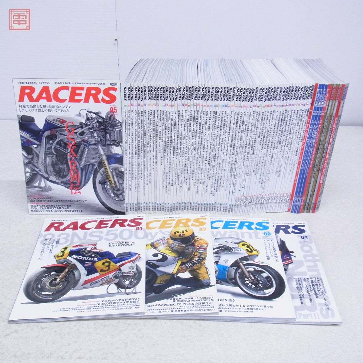 RACERS レーサーズ 外伝/SPECIAL ISSUE含む まとめて78冊セット 三栄書房 WGP500 MotoGP NS500 YZR500 GSX-R【40拍卖