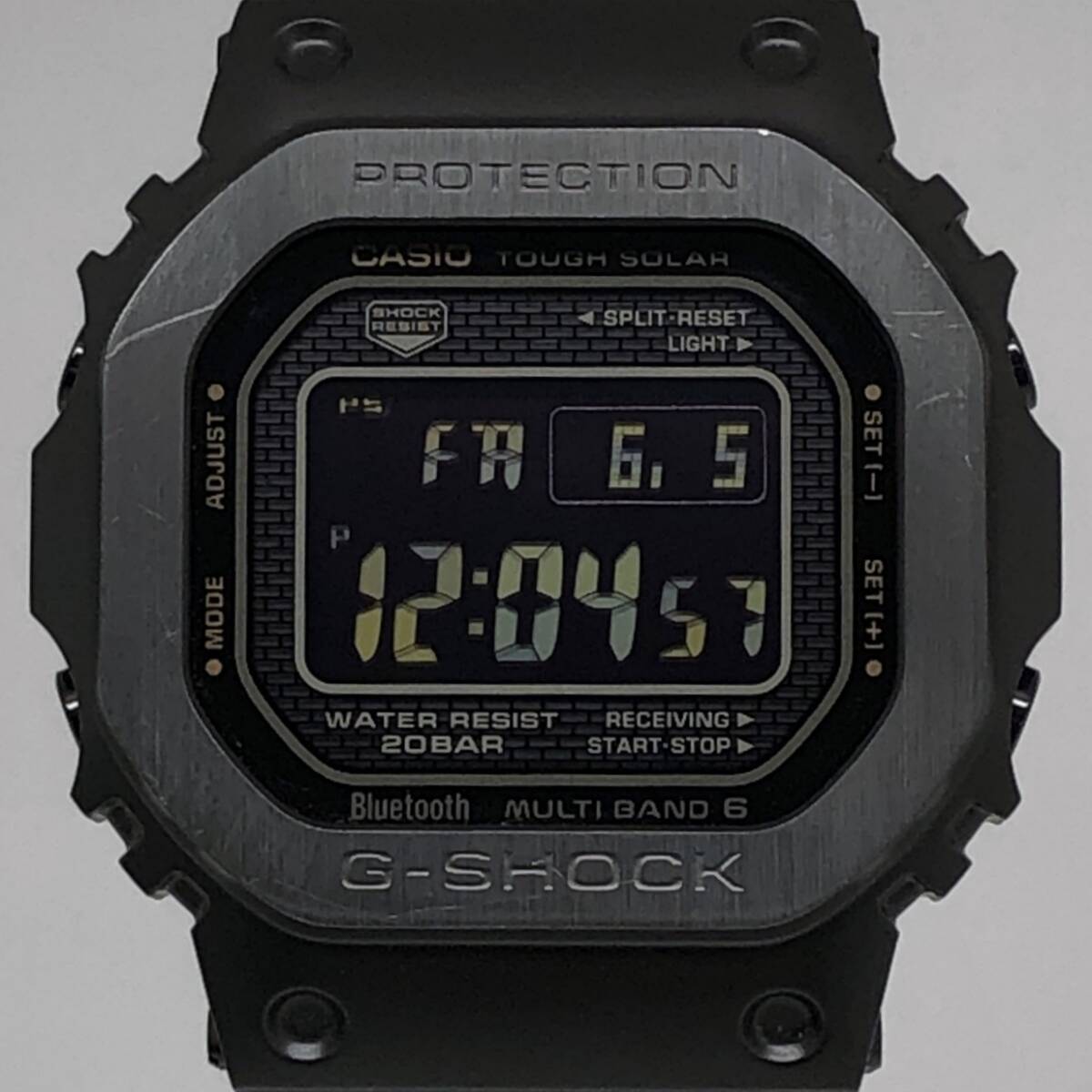 G-SHOCK ジーショック 【IT7WVY9L96B0】 GMW-B5000MB-1 フルメタル マルチフィニッシュドブラック 電波ソーラー Bluetooth搭載 LEDライト拍卖
